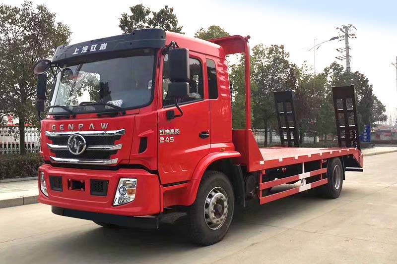 上汽紅巖杰豹平板運輸車