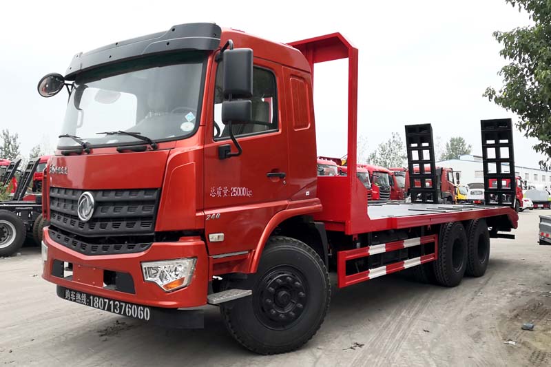 東風(fēng)專底后八輪平板運輸車