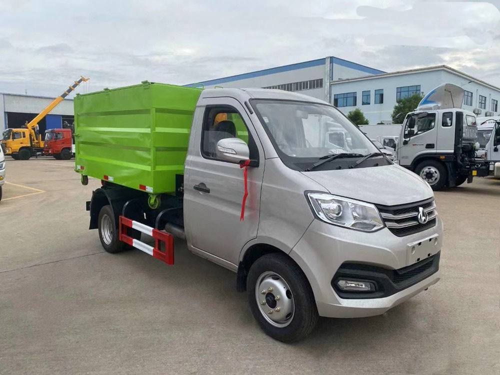 國六長安4方車廂可卸式垃圾車