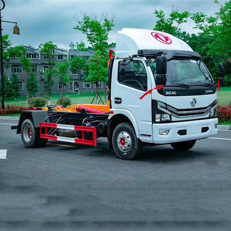 國(guó)六東風(fēng)8方車廂可卸式垃圾車